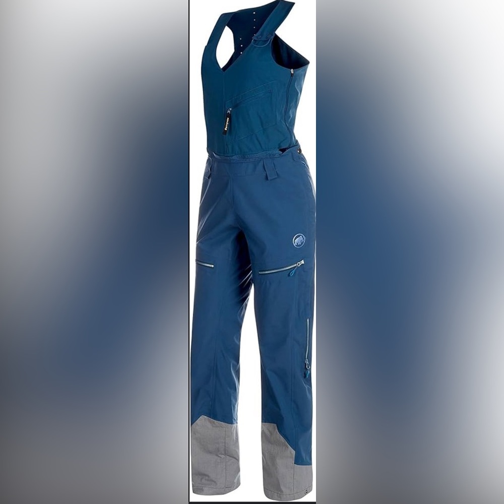 NWOT Mammut size 12 women’s Alvier ski/snowboard pant / Soft Bib